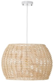 Таванна лампа от ратан в естествен цвят с абажур от ратан ø 35 cm Natural Way - Casa Selección