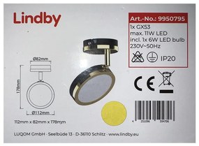 Lindby - LED Спот 1xG53/6W/230V