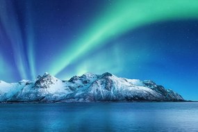 Самозалепващ фототапет – Арктическо полярно сияние