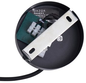 Японди висящ лампа черен с бамбук - Kea