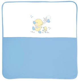 LORELLI Classic Пелена от памучно трико 90x90 ZA ZA СИНЯ