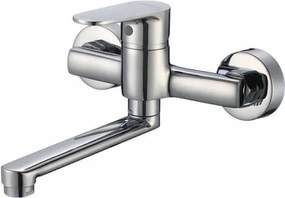 Смесител едноръкохватков за кухненски умивалник, стенен Mirella