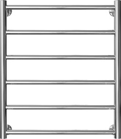 Радиатор за баня тип стълба INOX FLAT 122W/230V 57x53 см неръждаема стомана/лъскав хром