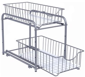 Домашен органайзер за съхранение MARGE, сив