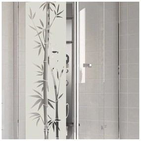 Водоустойчив стикер за душ Бамбук, 195 x 55 cm - Ambiance