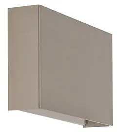 Модерна стенна лампа стомана 2 светлини - Otan