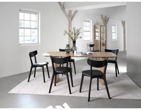 Черни трапезни столове в комплект от 2 бр. Pero – Unique Furniture