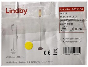 Lindby - LED RGB Димируем лампион FELICE 1xE27/10W/230V Wi-Fi