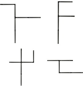 Модерна релсова система за осветление с 5 висящи лампи цвят оръжейно сиво 1-фазна - Iconic Lloyd