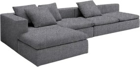 Ъгъл диван Lory-280φ 135β cm.-Gray