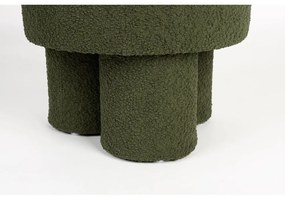 Зелена табуретка от букле Marcos – White Label