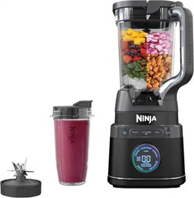 Втора ръка: Блендер 3в1 Ninja TB401EU, 1200W, 2.1 л, 10 скорости + режими, Таймер, LED, BlendSense технология, Без BPA, Черен