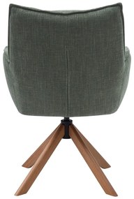 Зелени тапицирани трапезни столове в комплект 2 бр. Marilla – Unique Furniture