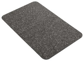 Антрацитен килим за баня 50x80 cm Granite – douceur d'intérieur