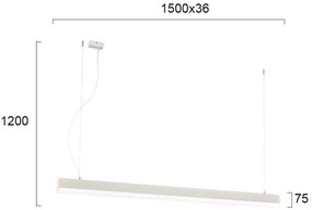 Таванна светлина Viokef Aria-Black