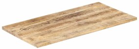 286024 vidaXL Плот за маса, мангово дърво масив, 25-27 мм, 100x60 cм