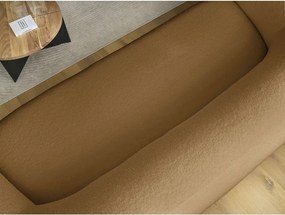 Диван от прежда с примки от букле в цвят горчица 193 cm Elina – Bobochic Paris