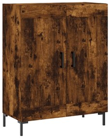 830201 vidaXL Сайдборд, опушен дъб, 69,5x34x90 см, инженерно дърво