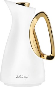 Термос в бял и златист цвят 1 l Alessia – Vialli Design