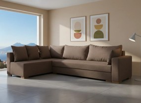 Ъгъл диван Trendy-Right-265φ 165β cm.-Chocolate