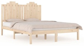 3103778 vidaXL Рамка за легло, бор масив, 140х200 см
