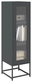 853394 vidaXL Висока дъска антрацит 36x39x123 cm Студено валцувана стомана