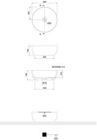 Мивка Glam Scarabeo mini-Mauro