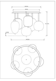 ПЛАФОНИЕРА 6X40W E14