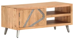 286548 vidaXL Маса за кафе, 90x45x40 см, акациево дърво масив