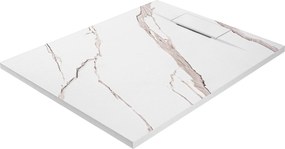 Корито за душ кабина Bazalt CARRARA WHITE 90x120