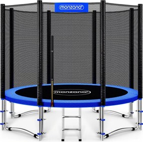 Градински батут MONZANA с предпазна мрежа и стълба - 305 см