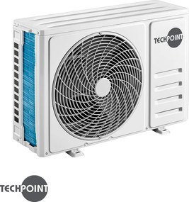Инверторен климатик TechPoint NPT 18 X-PRO NORDIC, 18000 BTU, 33 м2, А++, Wi-Fi, R-32, Golden Fin, Бял