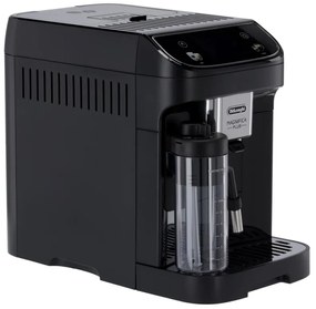 Кафеавтомат DeLonghi Magnifica PLUS ECAM 320.60.B, 1450W, 15 bar, 1.8l, 15 програми, 13 нива на смилане, TFT тъчскрийн, LatteCrema Hot, Опция за кафе на зърна, Черен