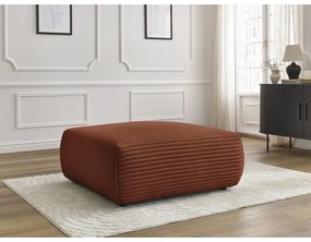 Табуретка от рипсено кадифе в тухлен цвят Lucien – Bobochic Paris