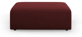 Кадифена табуретка в цвят бордо Santi – Interieurs 86