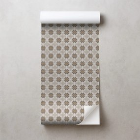 Самозалепващ тапет – Кафяви цветни орнаменти