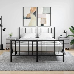 826905 vidaXL Нощни шкафчета 2 бр сив сонома 40x35x50 см инженерно дърво