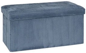 Пейка със съхранение atmosphera Arum, Рипсено кадифе, Сгъваема, 76x38 cm - Каки