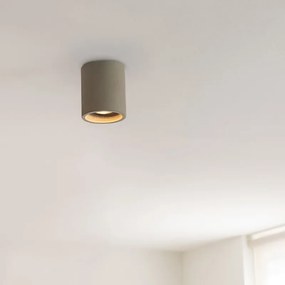 Интелигентен кръгъл таванен прожектор бетон с Wifi GU10 - Deep