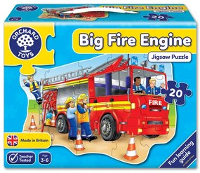 Детски пъзел, Orchard Toys, Голямата пожарна, 20 части