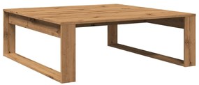 856691 vidaXL Кафе маса, дъб артизан, 100x100x35 см, инженерно дърво