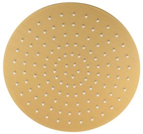 Душ глава от неръждаема стомана златна ø 30 cm Slim – Sapho