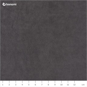 Тъмносиво U-образно разтегателно канапе от кадифе, десен ъгъл Stylish Stan - Miuform