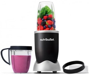 Блендер Nutribullet NB606B, 600W, 500/700 мл, 20000 об/мин, Разбиване на лед, Без BPA, Черен