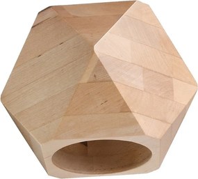 Стенна лампа от масивна дървесина в естествен цвят Vige – Sollux