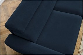 Тъмносин разтегателен диван 195 cm Monaco – Bobochic Paris