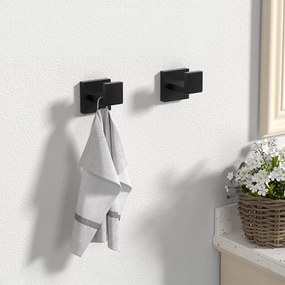 Комплект аксесоари за баня Rio Black 4 части