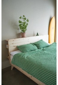 Двойно легло от борова дървесина с решетка 140x200 cm Retreat - Karup Design