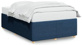 3284934 vidaXL Рамка за легло без матрак Blue 120x200cm Fabric