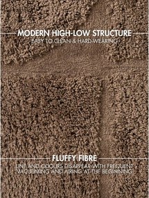 Кафяв ръчно изработен килим 80x150 cm Lambeth Jasper – Ted Baker